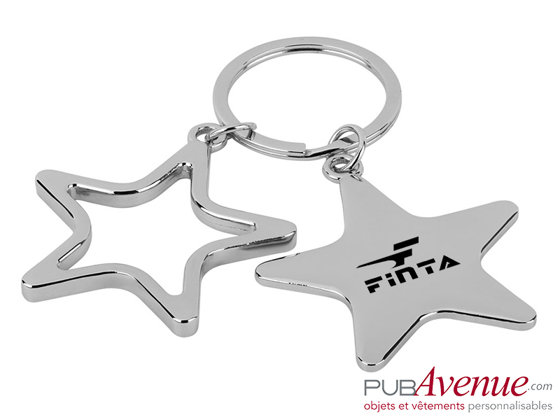 Porte-clés étoile personnalisé Porte-clés étoile personnalisé
